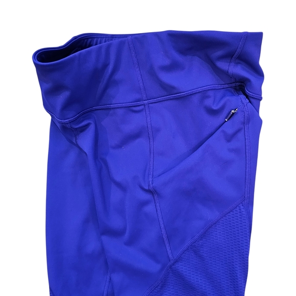 Athleta Vibrant Purple 7/8 Mesh Leggings - Picture 5 of 10